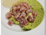 Tartare de thon rouge, fraîcheur d’avocat