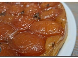 Tarte tatin aux abricots frais