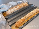 Baguette maison sans pétrissage