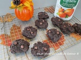Biscuits double chocolat à la citrouille