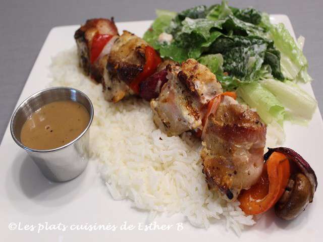 Recettes De Brochettes De Poulet De Les Plats Cuisinés De Esther B