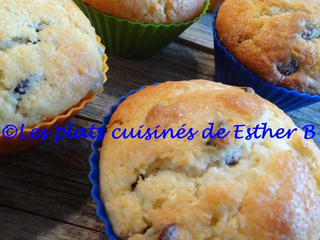 Recettes De Muffins Aux Pépites De Chocolat De Les Plats Cuisinés De ...