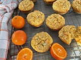 Muffins aux clémentines et au chocolat blanc