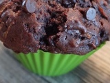 Muffins aux courgettes et aux mini pépites de chocolat