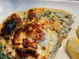 Pizza au homard style lobster roll