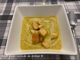 Potage de brocoli et chou-fleur