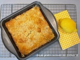 Pouding à la rhubarbe et citron