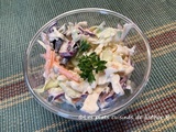 Salade de chou crémeuse au miel