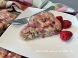 Scones aux framboises