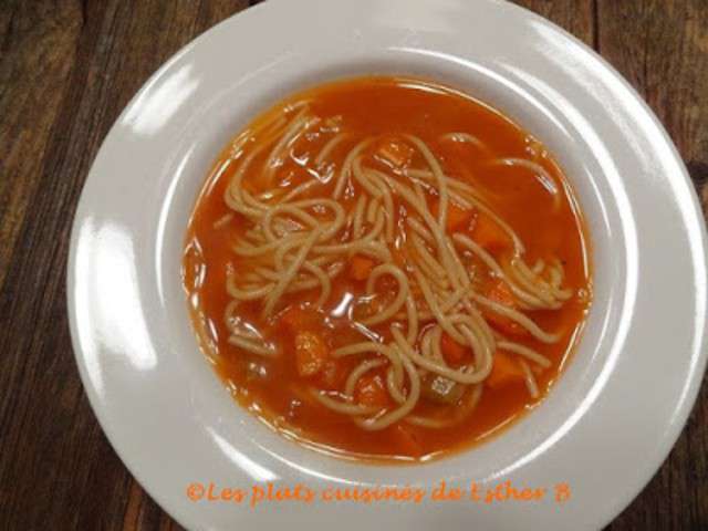 Recettes de Vermicelle et Soupe tomate