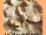 Cubes de poulet epices a la cancoillotte a l'ail