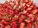 Tarte aux fraises et pistaches
