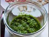 Pesto de chou kale au graines de courges et comté