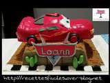Gâteau Flash McQueen Cars