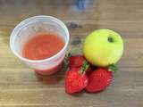 Compote pomme-fraises pour bébé