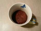 Mug cake au chocolat [sans gluten ni lactose]