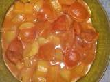 Tomates et courgettes à la sauce tomate