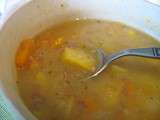 Soupe aux patates douces et sarrasin