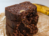 Banana bread tout chocolat (sans beurre / sans sucre)