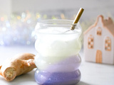 Mocktail pétillant à la violette et au gingembre