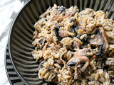 Orzo aux champignons façon risotto