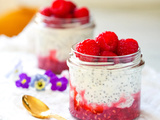 Pudding de chia à la framboise