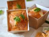 Mini-muffins apéritifs tomate ~ mozzarella ~ basilic