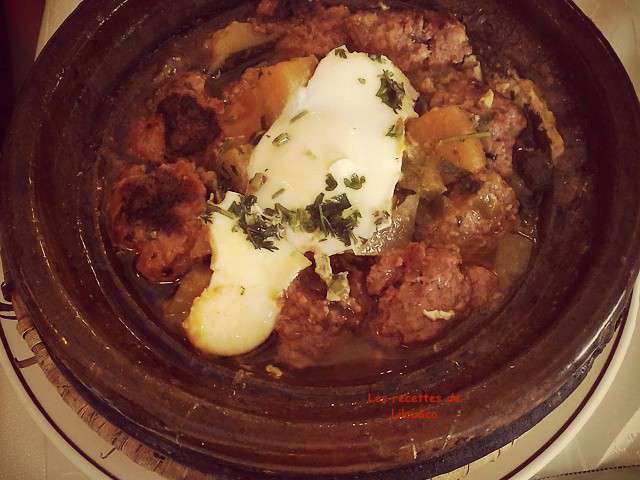 Tajine de kefta aux oeufs (recette marocaine) - La Cuisine d'Adeline