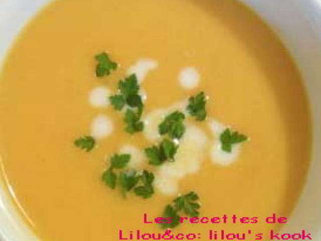Recettes de Velouté de potiron et Vache qui rit