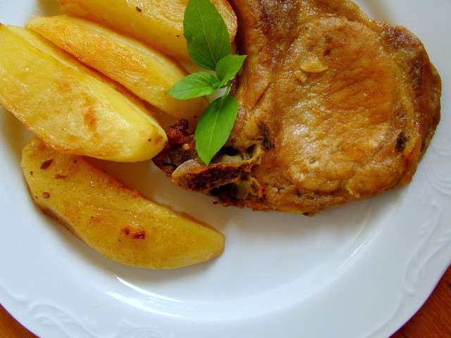 Recettes de Côtelettes de porc et Pomme de terre