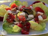 Salade aux courgettes marinées