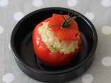 Tomates farcies au risotto (au Cookeo)