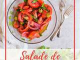 Salade de tomates au pastis