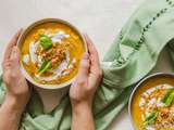 Stylisme culinaire d’une photo de soupe