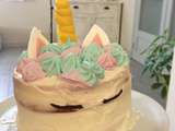 Gâteau Licorne (molly cake arc en ciel)