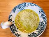 Soupe de courgettes au parmesan #objectifmaillotdebain