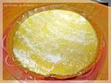 Carrés fondants au citron (sous forme de tarte ronde…)