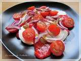 Salade de tomates cerises à l’italienne