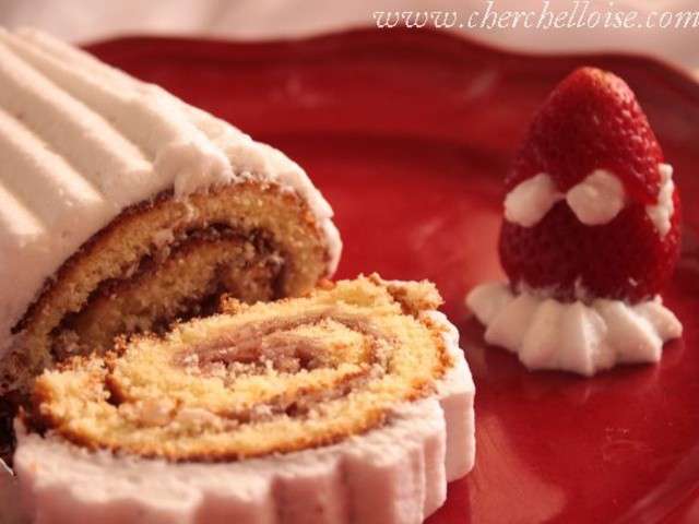 Les Meilleures Recettes De Biscuit Roule Et Fraises