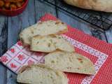 Ciabatta, pain italien facile pour sandwich