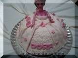 Gâteau d’anniversaire poupée