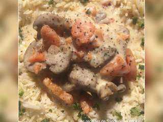 Délicieuse blanquette de veau, carottes, champignons recette facile et rapide au cookeo companion ou thermomix