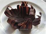 Fleur de nénuphar en chocolat réalisation facile