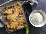 Gratin de courgettes au thon