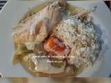Poule au pot et sa sauce blanche au cookeo