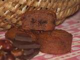 Muffins au marron et chocolat