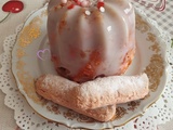 Charlotte à la framboise (Octobre Rose)
