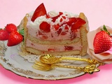 Charlotte aux fraises au fromage frais