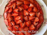 Tarte aux fraises du jardin