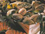 Risotto de coquilles Saint-Jacques au jus de truffes et laitue de mer